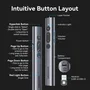 Vention Presentador Inalámbrico KQIH0 con Láser Rojo, Gris, USB-A y USB-C